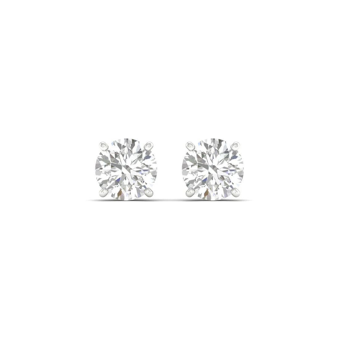 CLASSIC ROUND SOLITAIRE EAR STUD