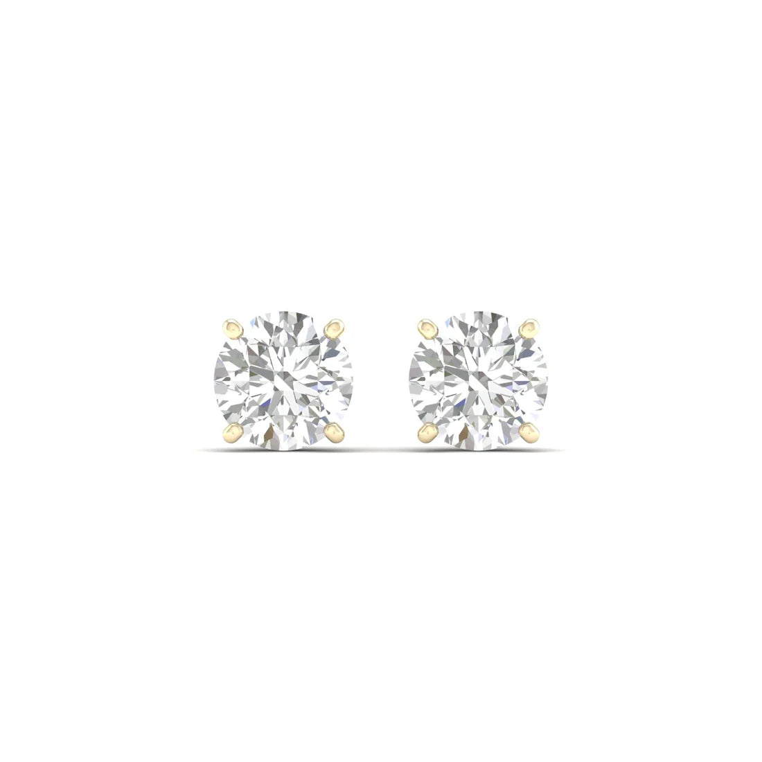 CLASSIC ROUND SOLITAIRE EAR STUD