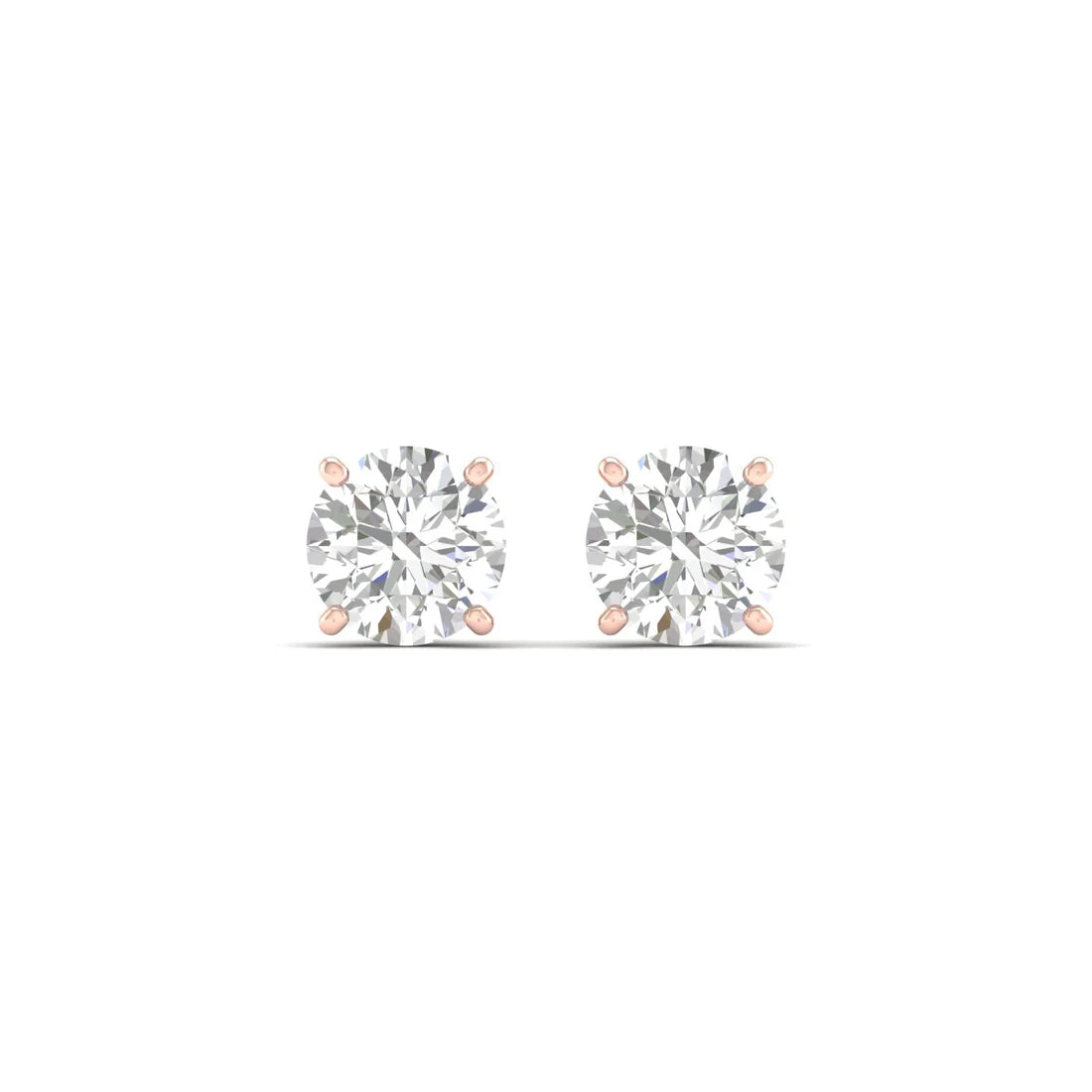 CLASSIC ROUND SOLITAIRE EAR STUD