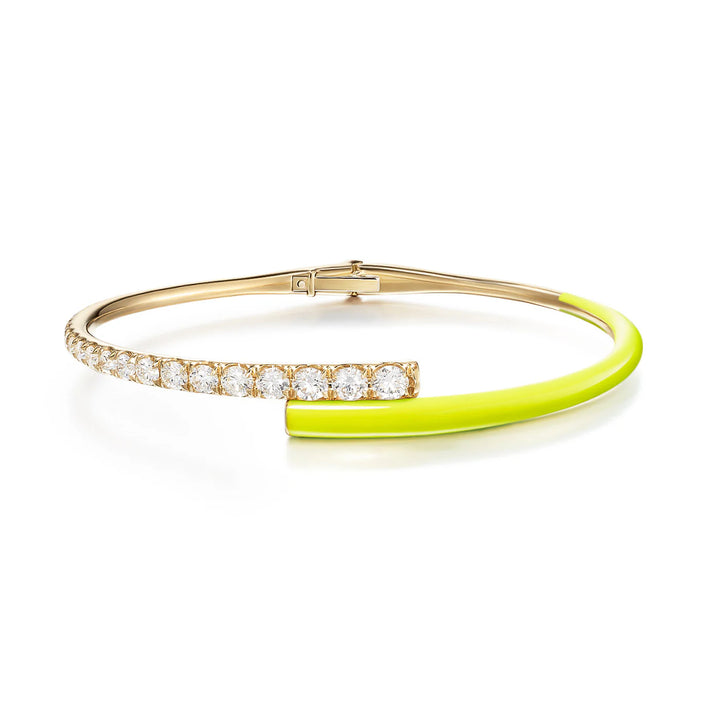 Enamel Cuff Bracelet