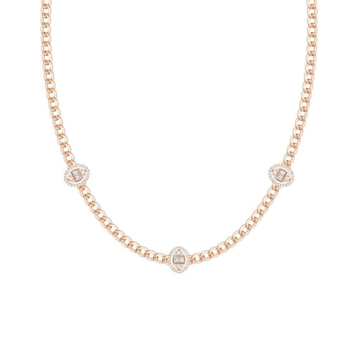 Three Oval Necklace