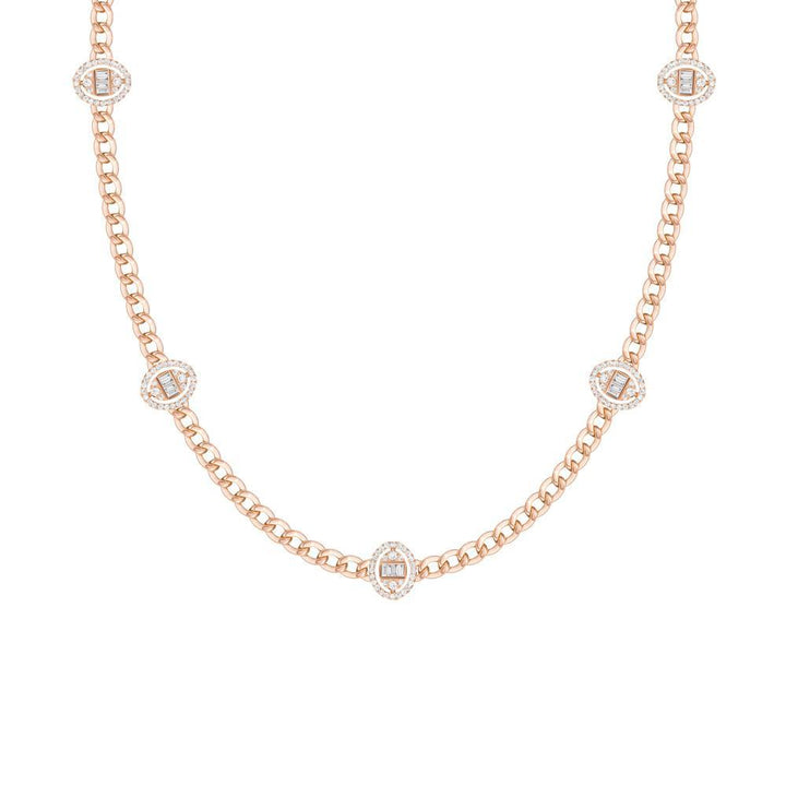 Five Oval Necklace