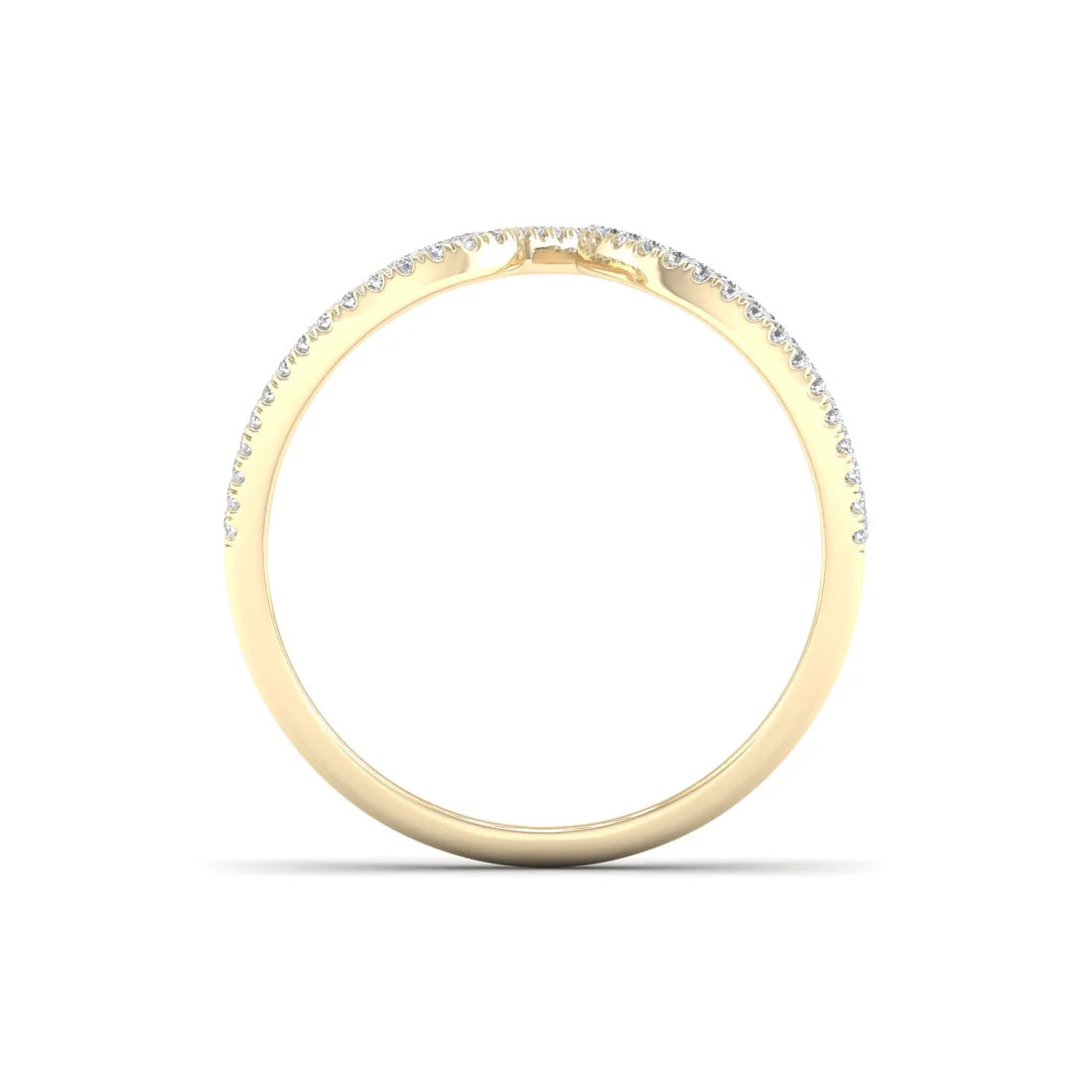 ROUND DIAMOND COVE RING