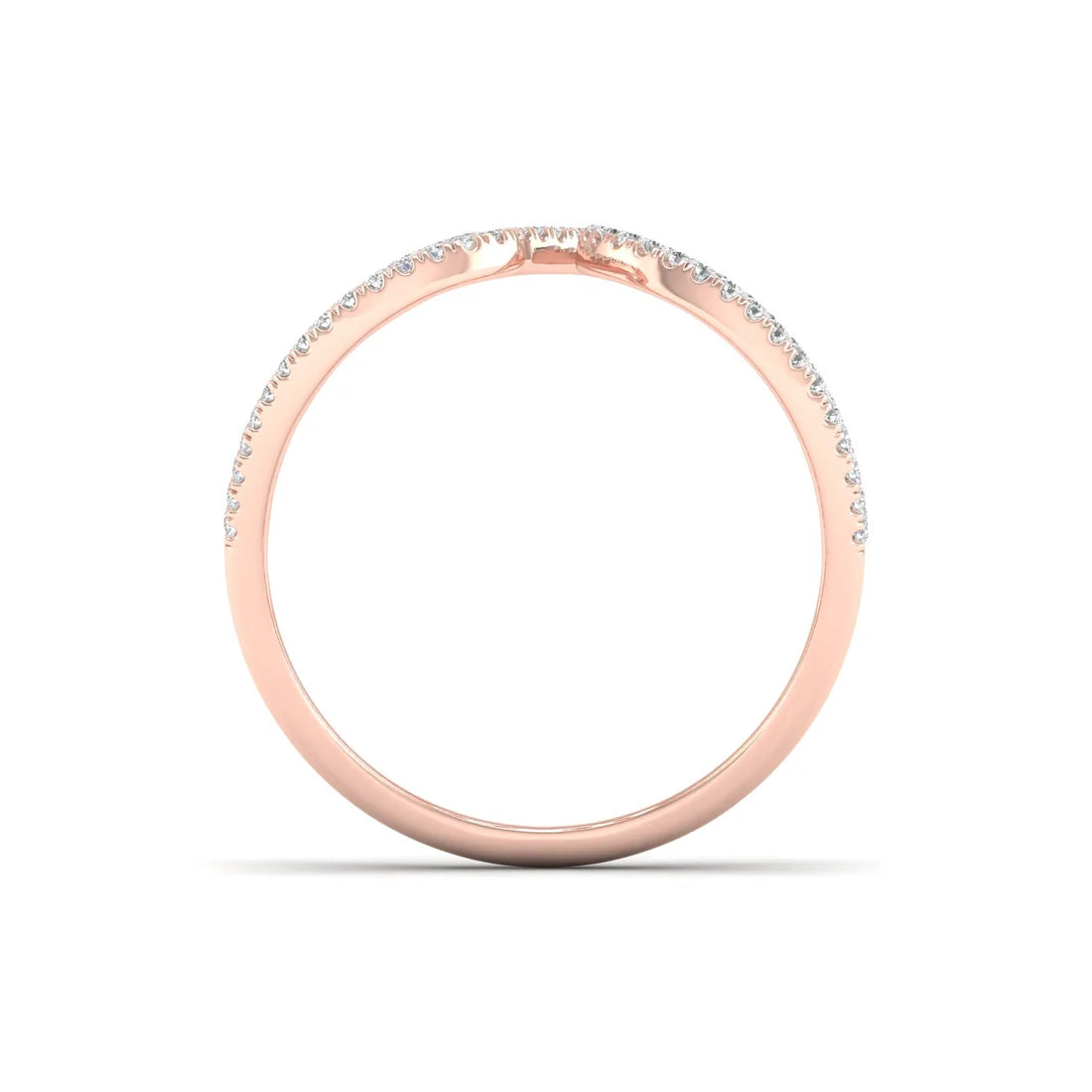 ROUND DIAMOND COVE RING