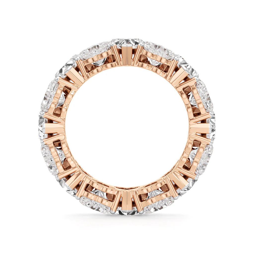 Heart Diamond Eternity Band