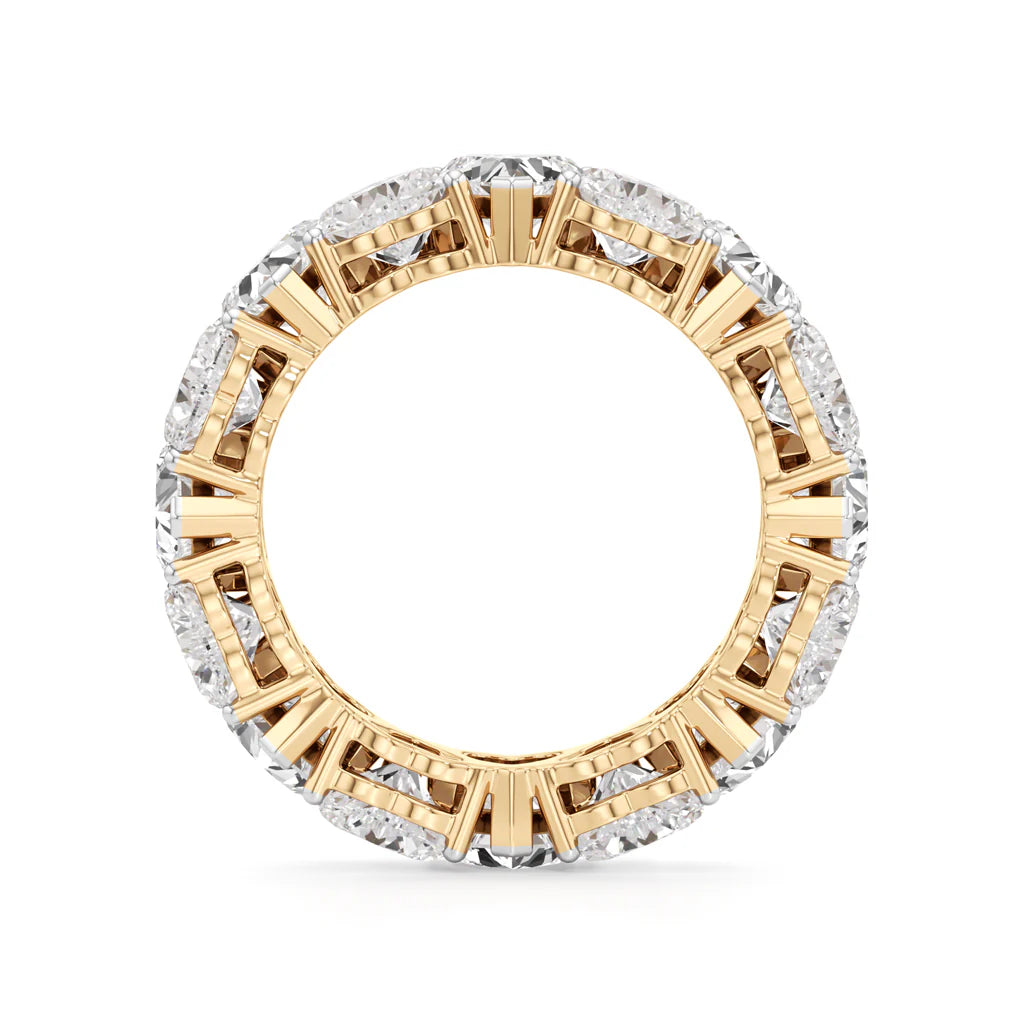 Heart Diamond Eternity Band