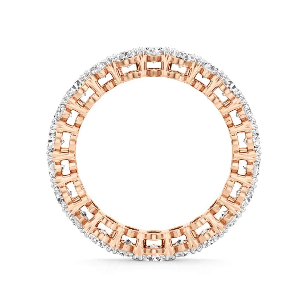 Pear Diamond Eternity Band