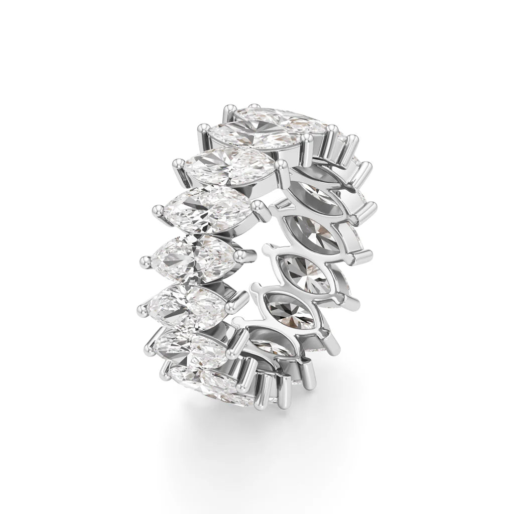 Marquise Diamond Eternity Band