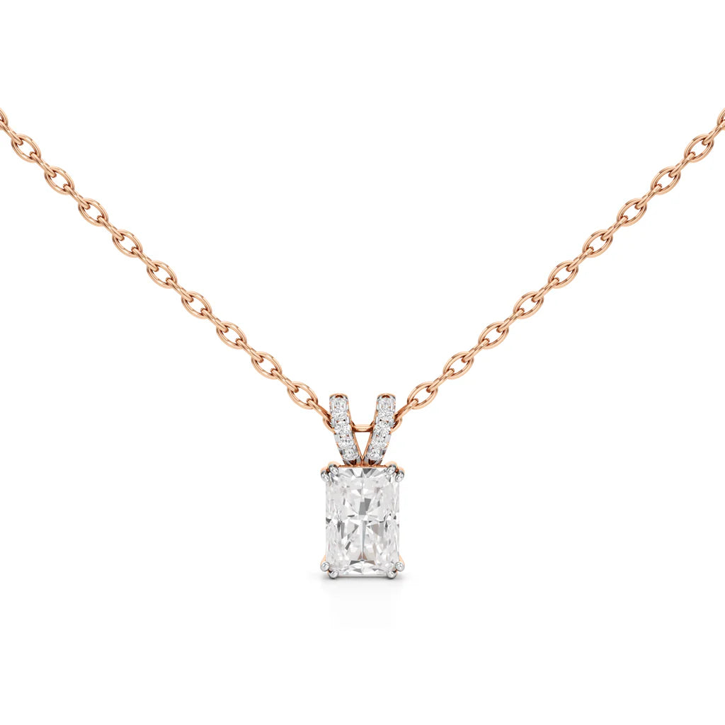 Radiant Emerald Pendant