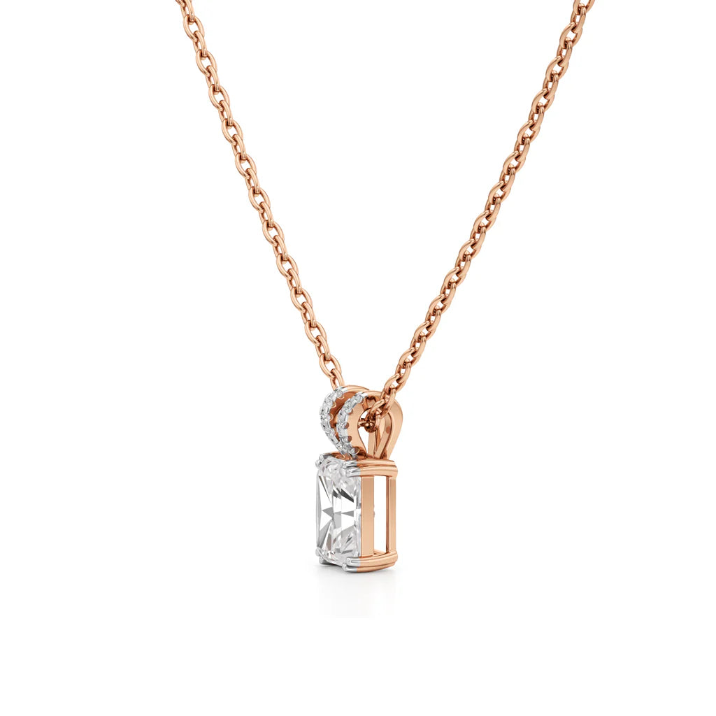 Radiant Emerald Pendant