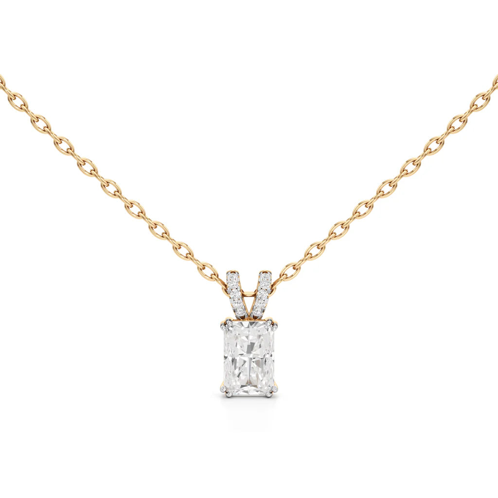 Radiant Emerald Pendant