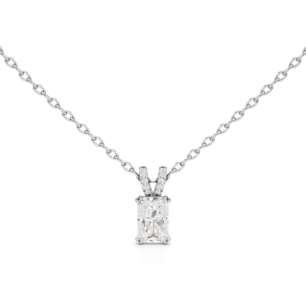 Radiant Emerald Pendant
