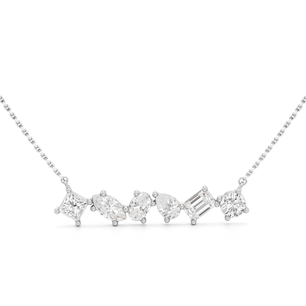 6 Shape bar Necklace
