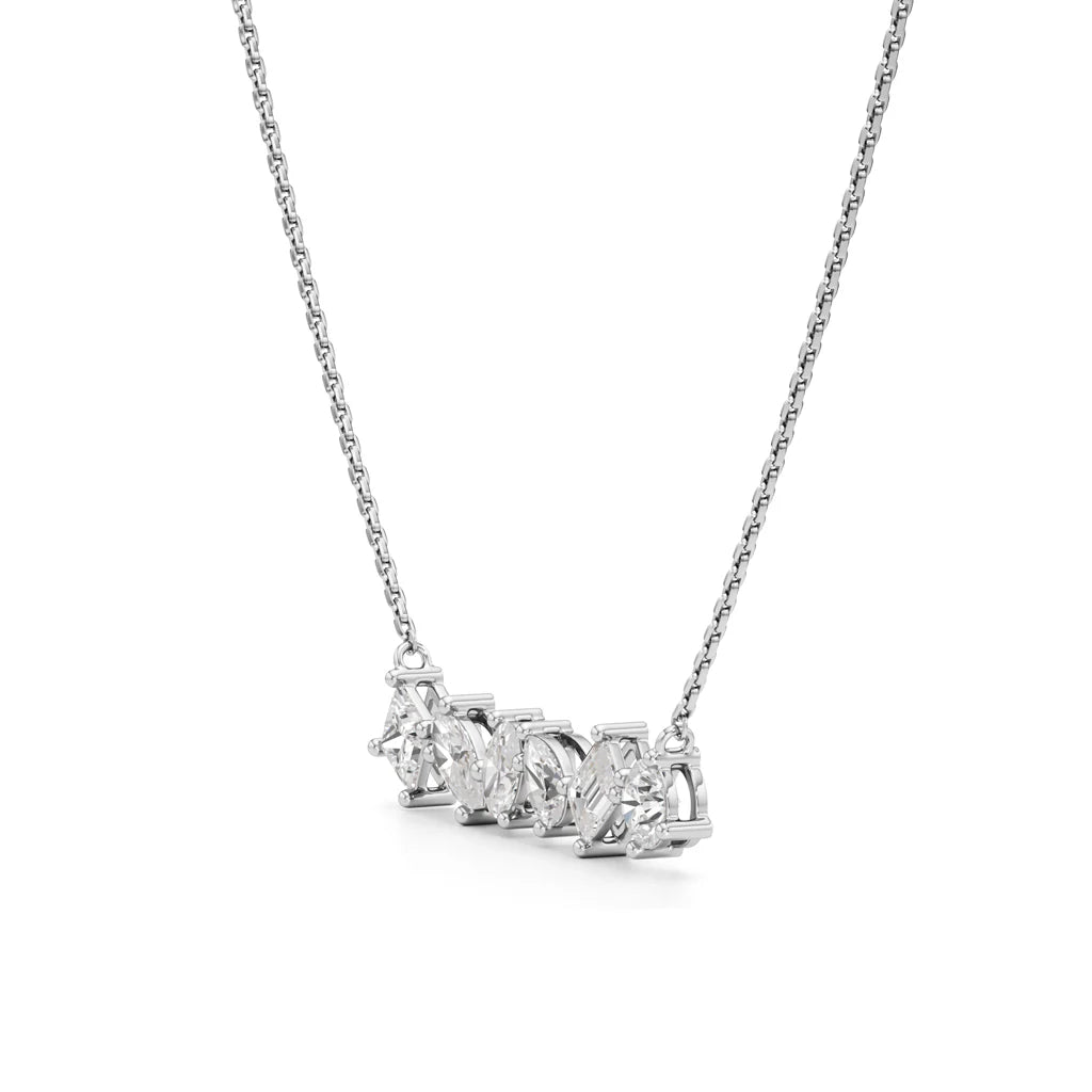 6 Shape bar Necklace