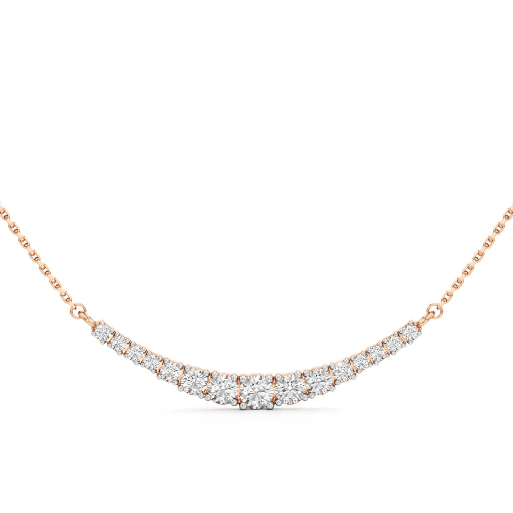 Curve Diamond Necklace