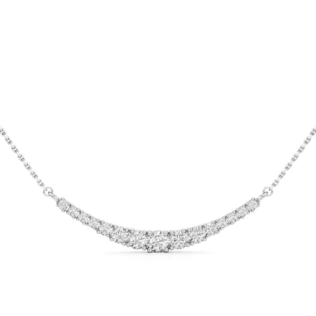 Curve Diamond Necklace