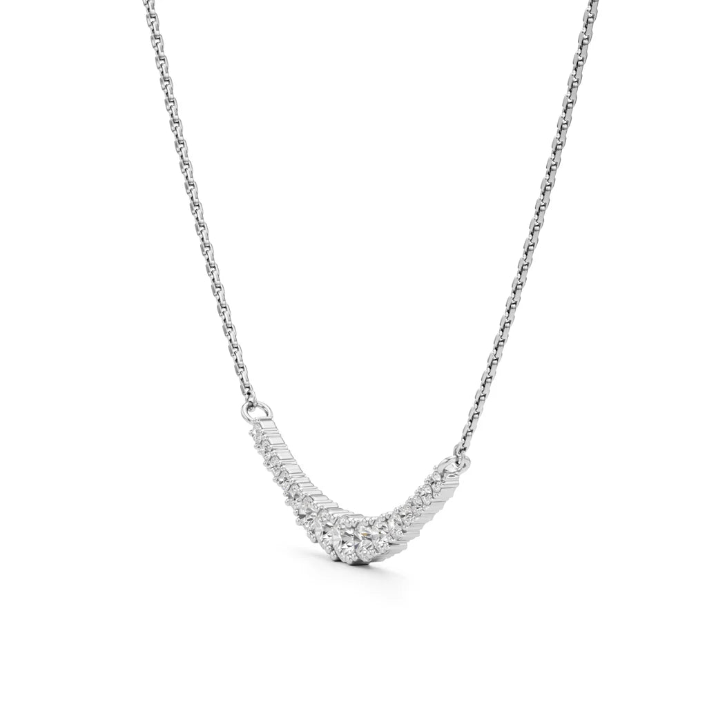 Curve Diamond Necklace