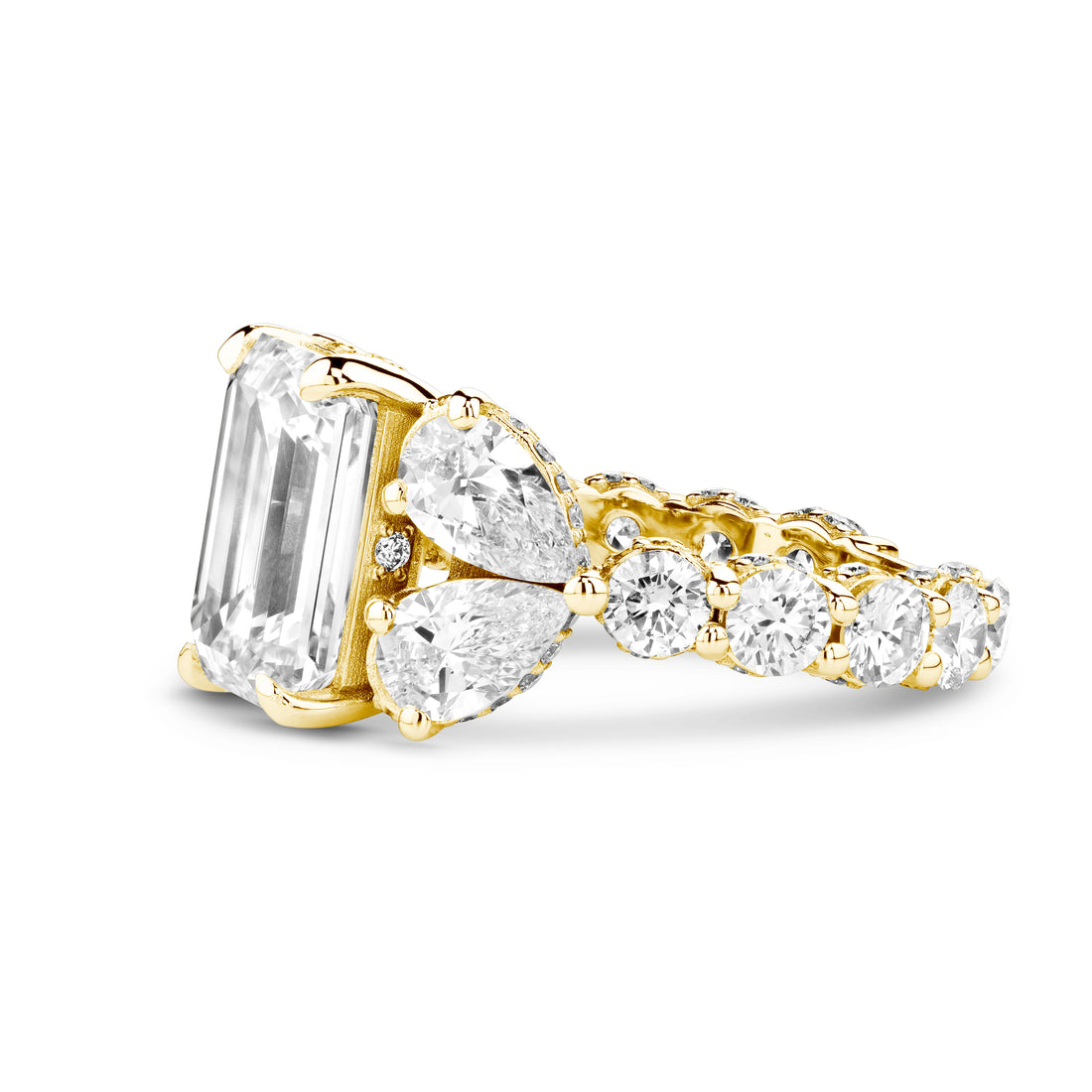 Emerald cut 4ct ring (LG)