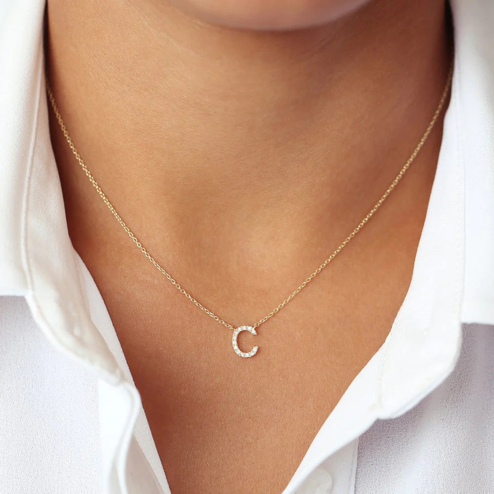 Personalized Small Initial Pendant
