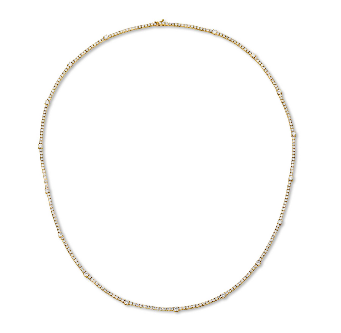 Dual Tennis Necklace