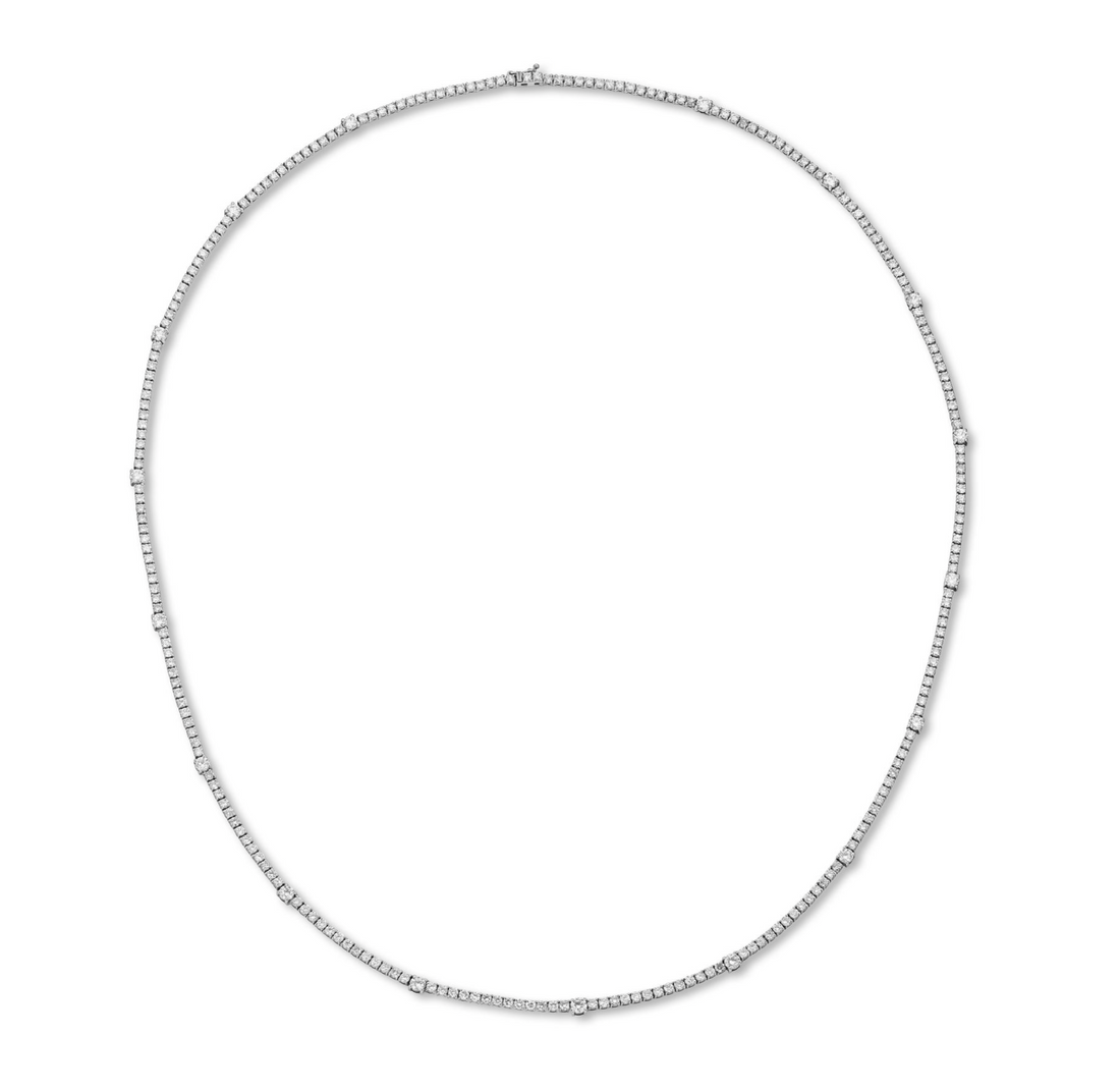 Dual Tennis Necklace