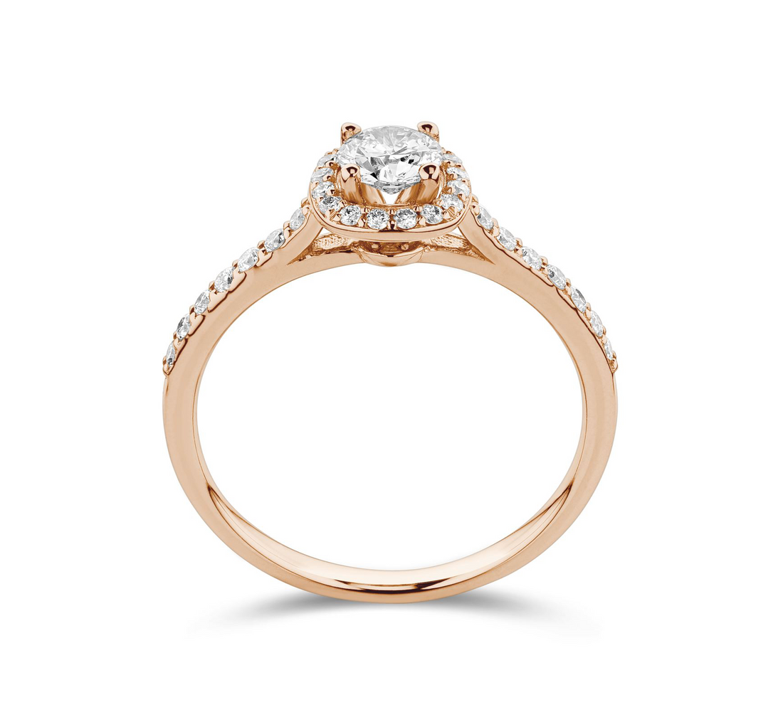 Halo diamond ring (LG)