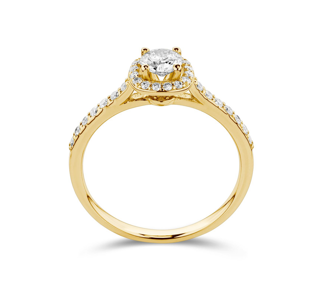 Halo diamond ring (LG)