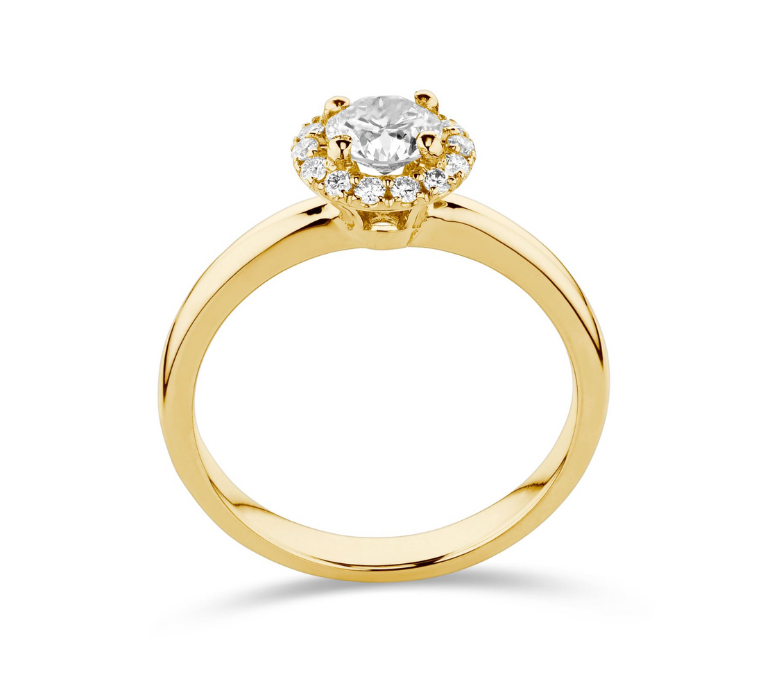 Halo diamond ring (LG)