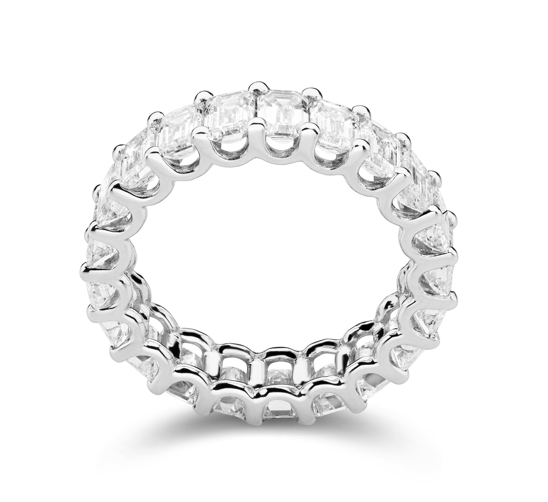 Eternity emerald ring