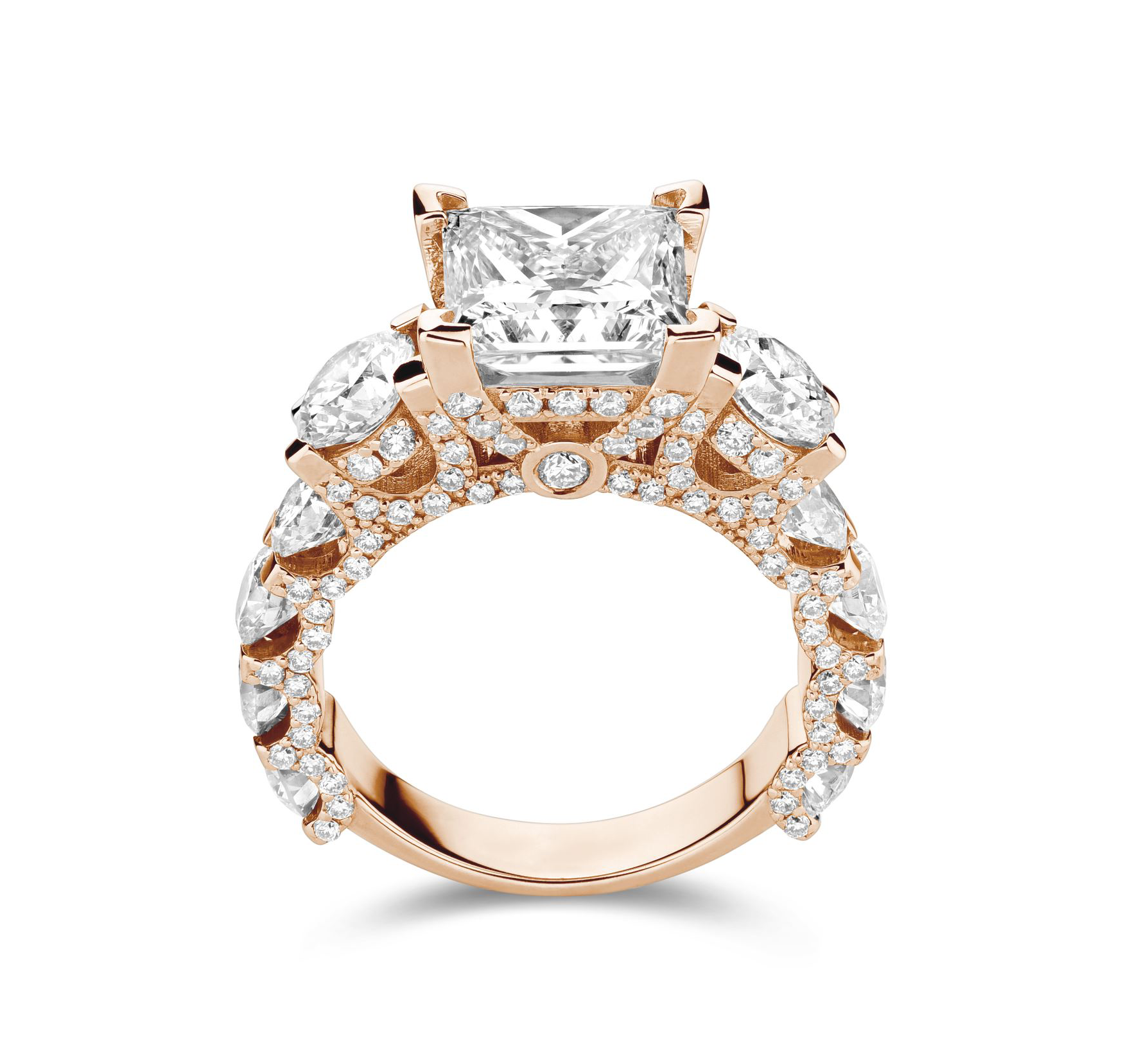 Princess cut 3.5ct ring