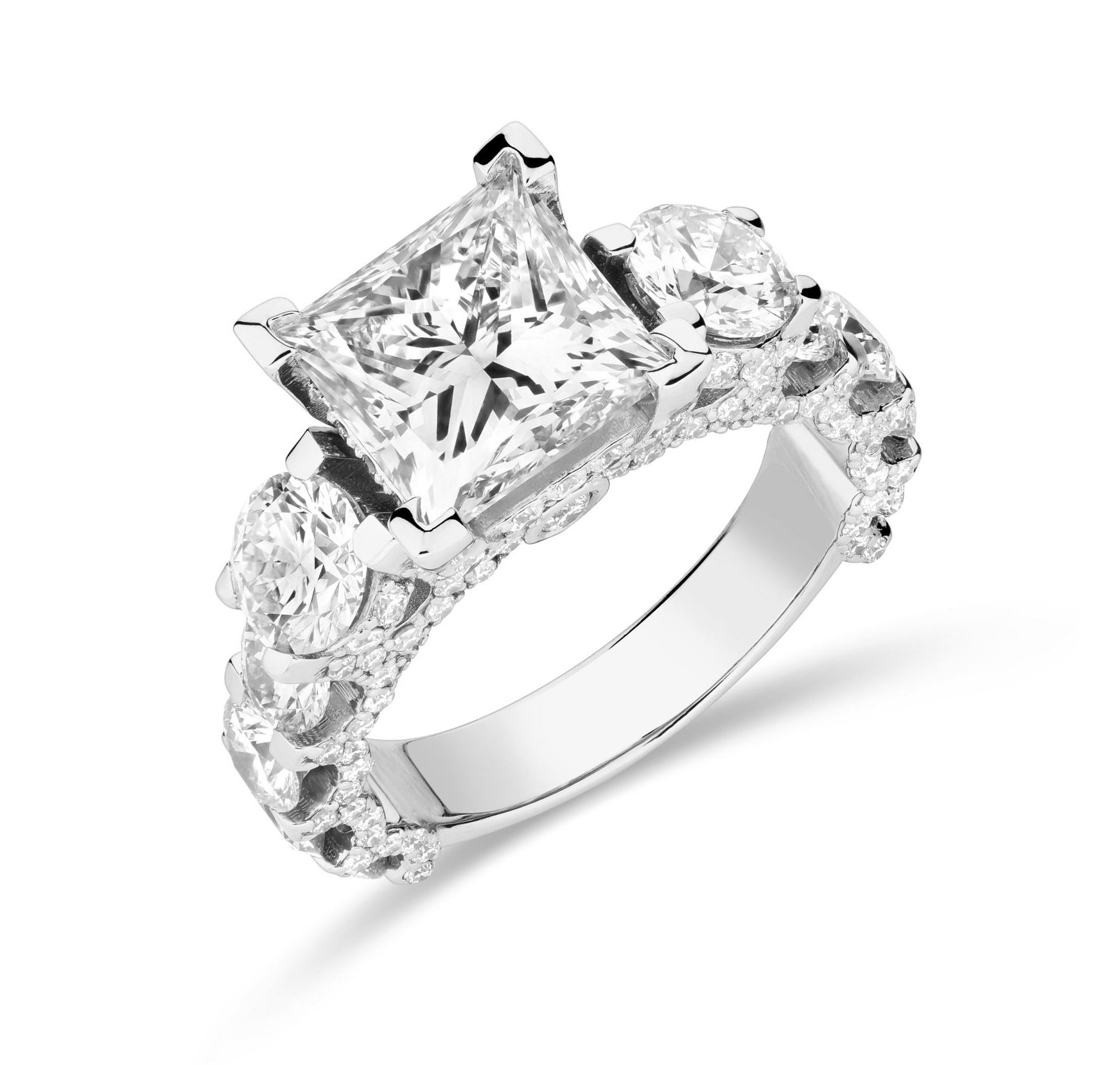 Princess cut 3.5ct ring