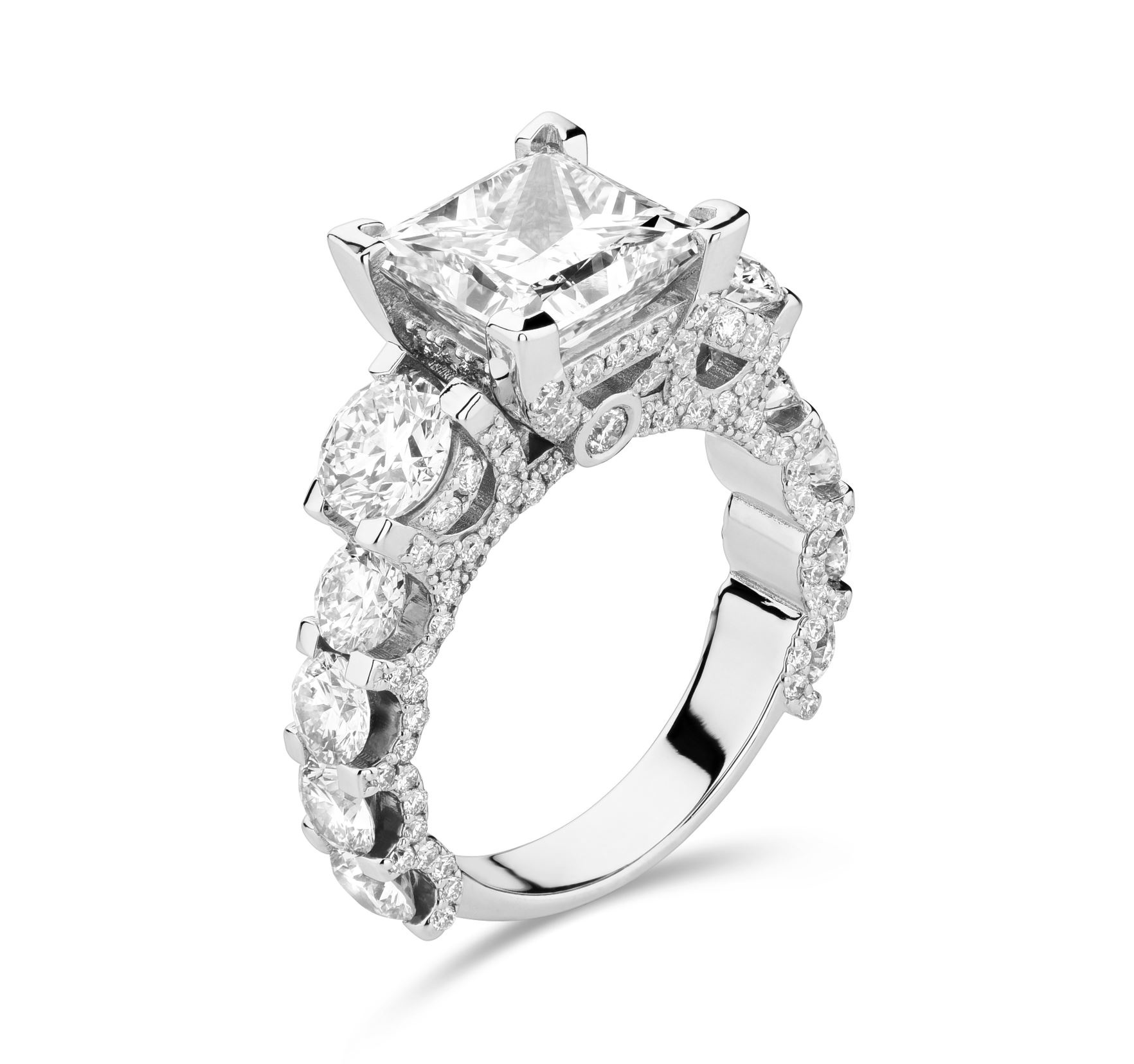 Princess cut 3.5ct ring