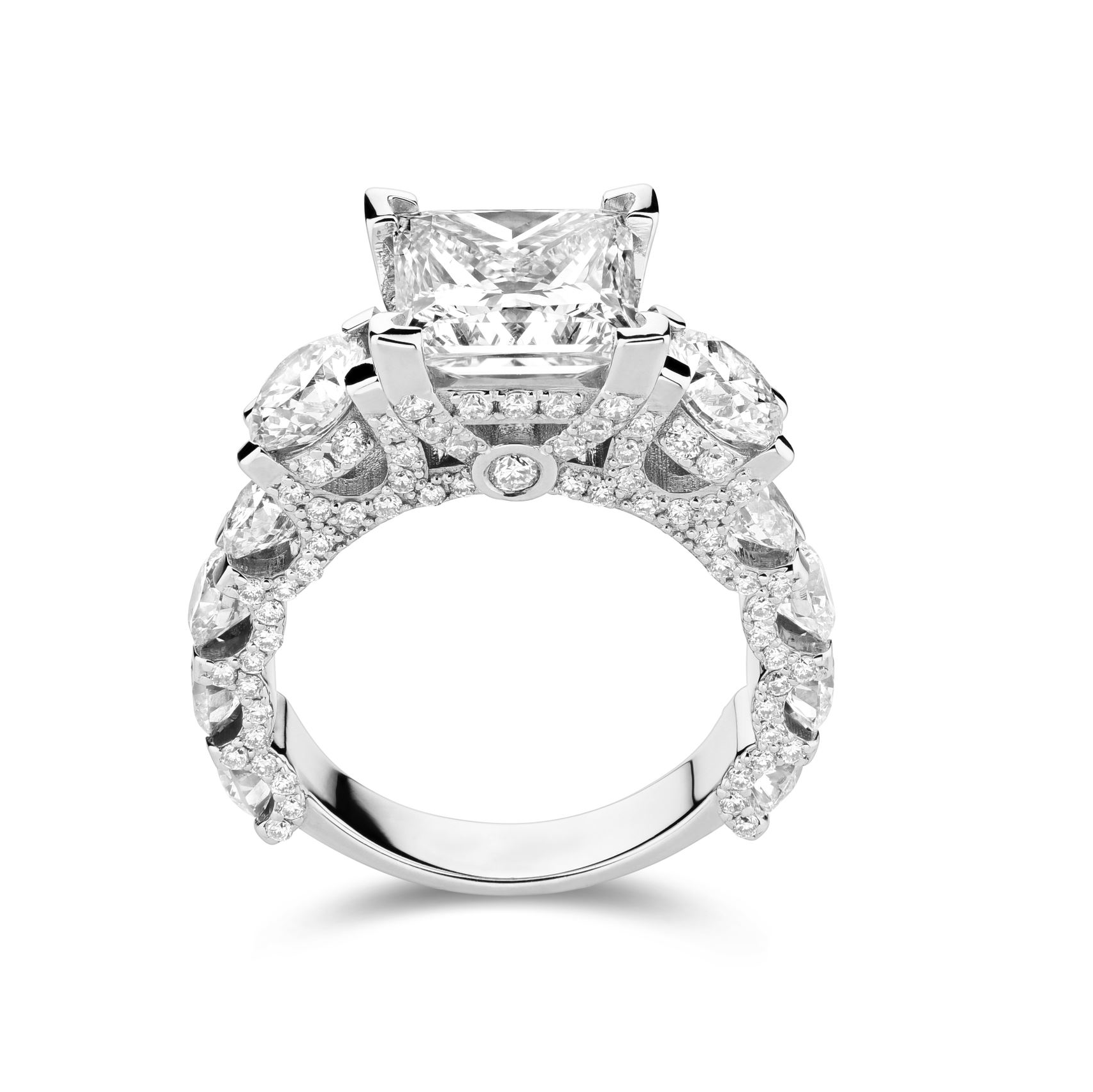 Princess cut 3.5ct ring