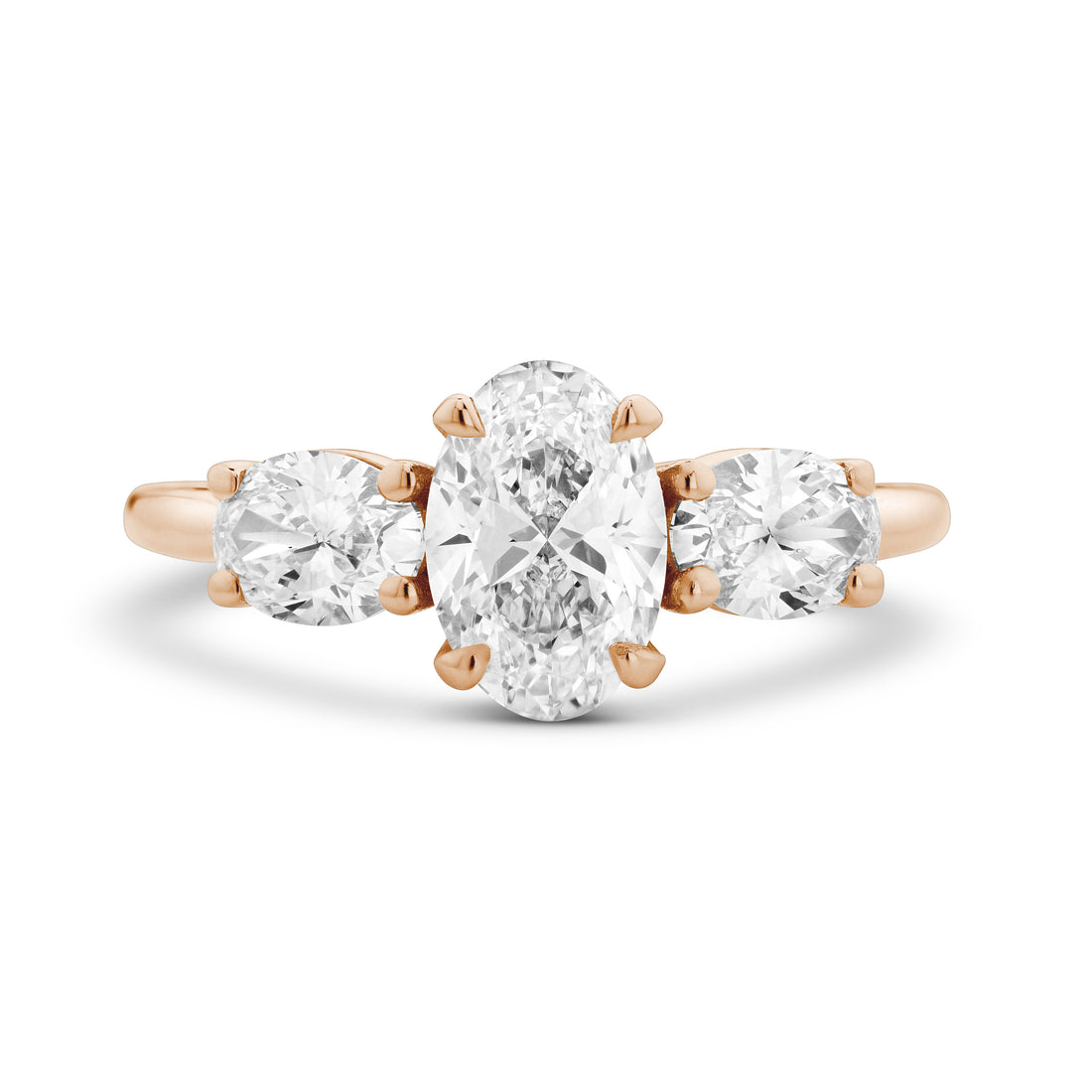Oval cut diamond ring