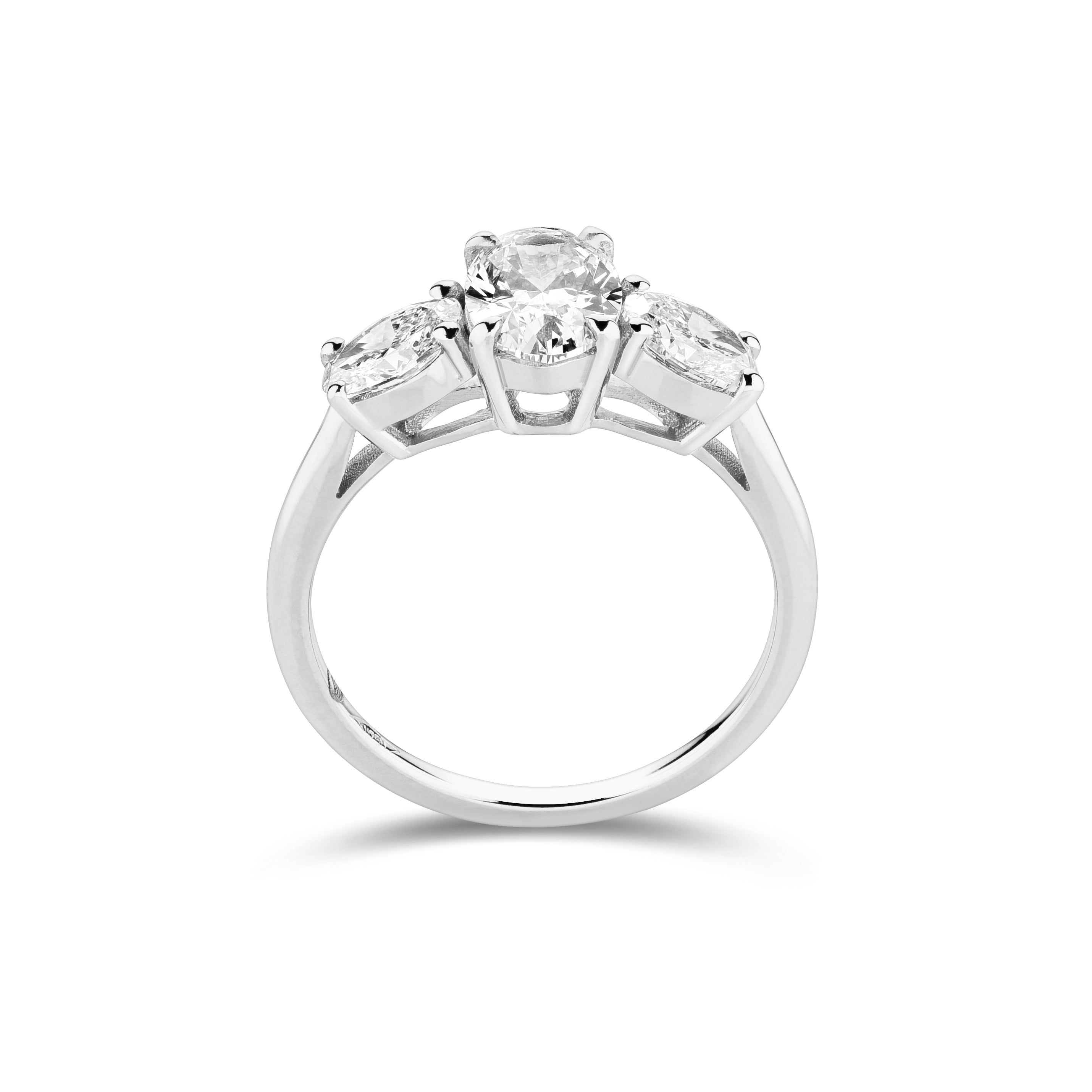 Oval Cut Diamond Ring 