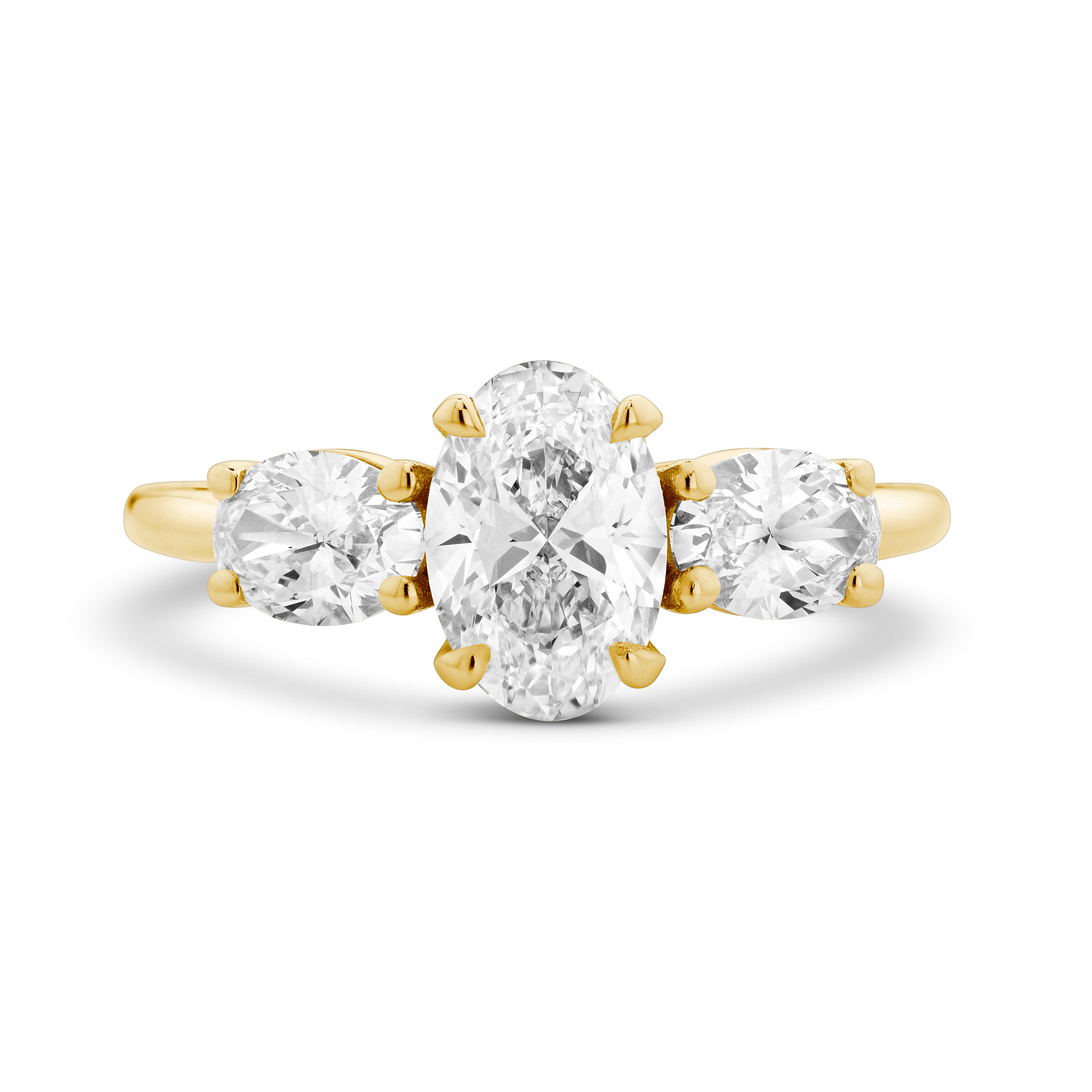 Oval Cut Diamond Ring 