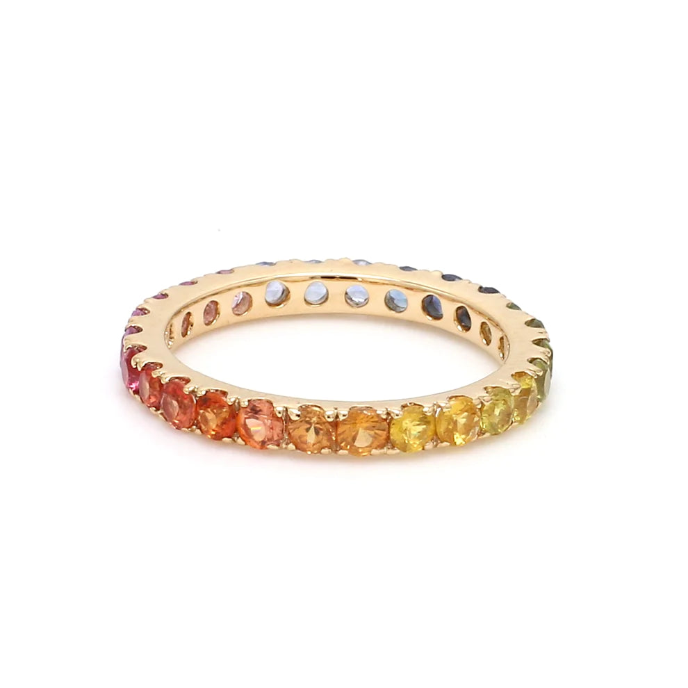 Rainbow Saffier Ring