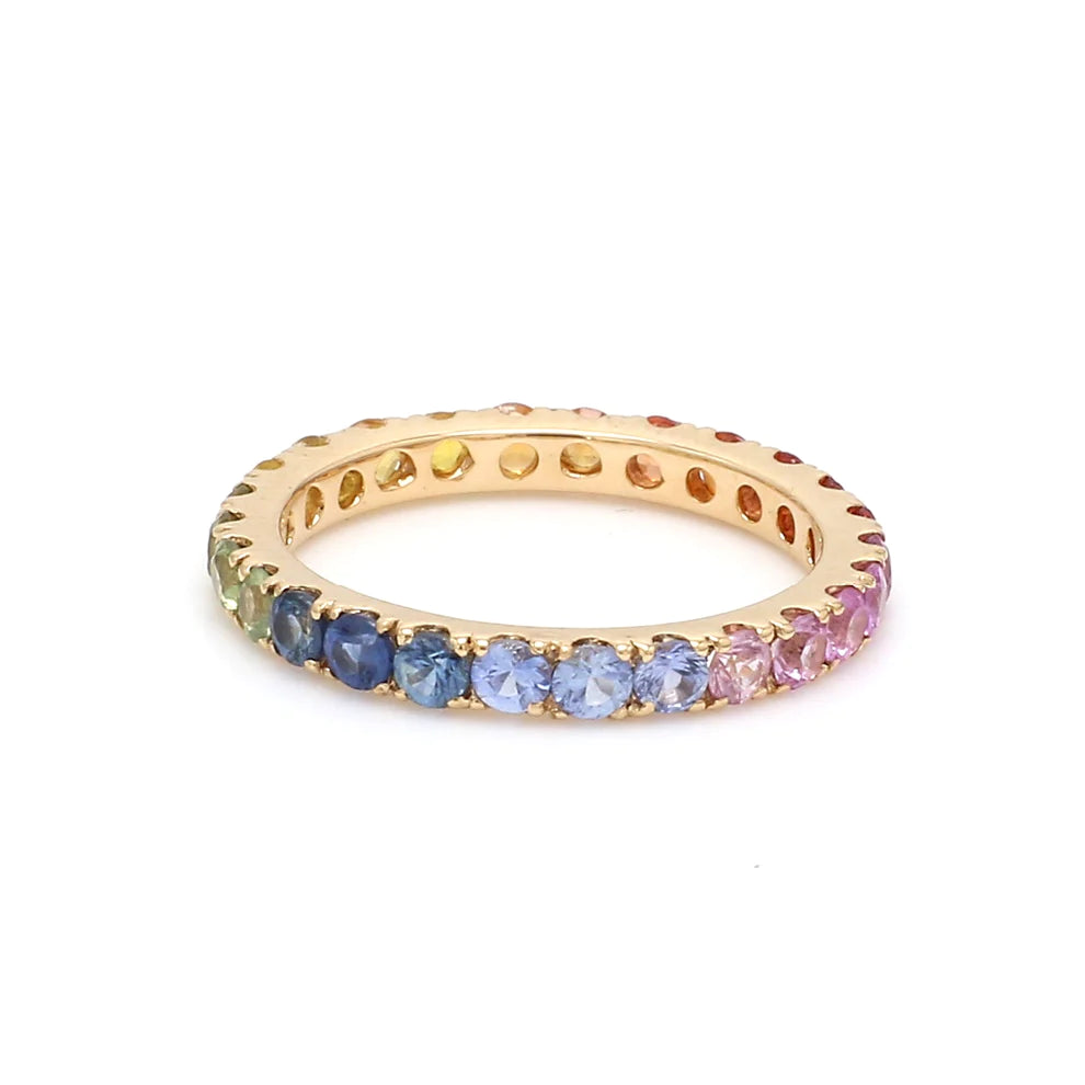 Rainbow Sapphire Ring