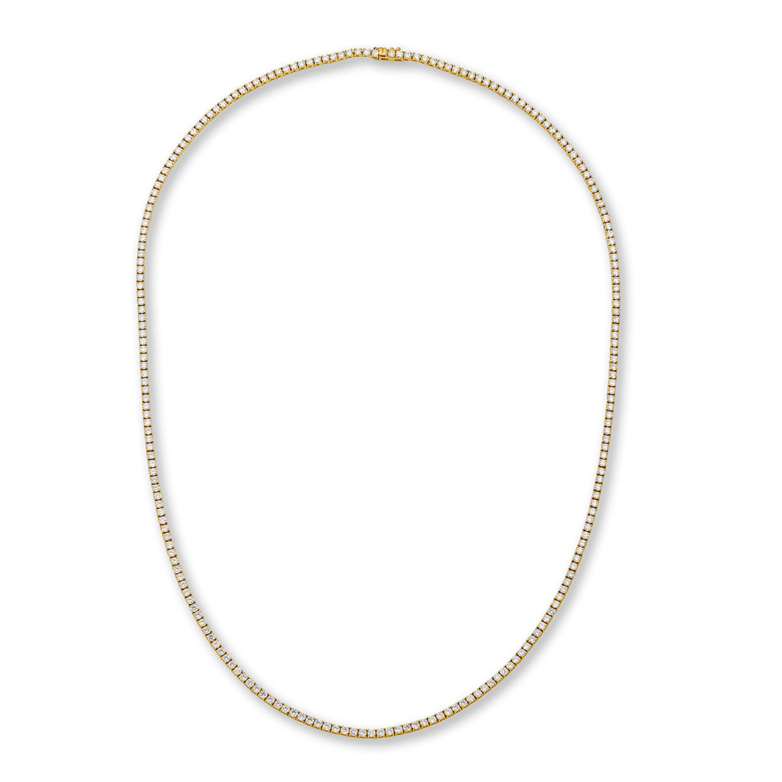 Tennis diamond necklace