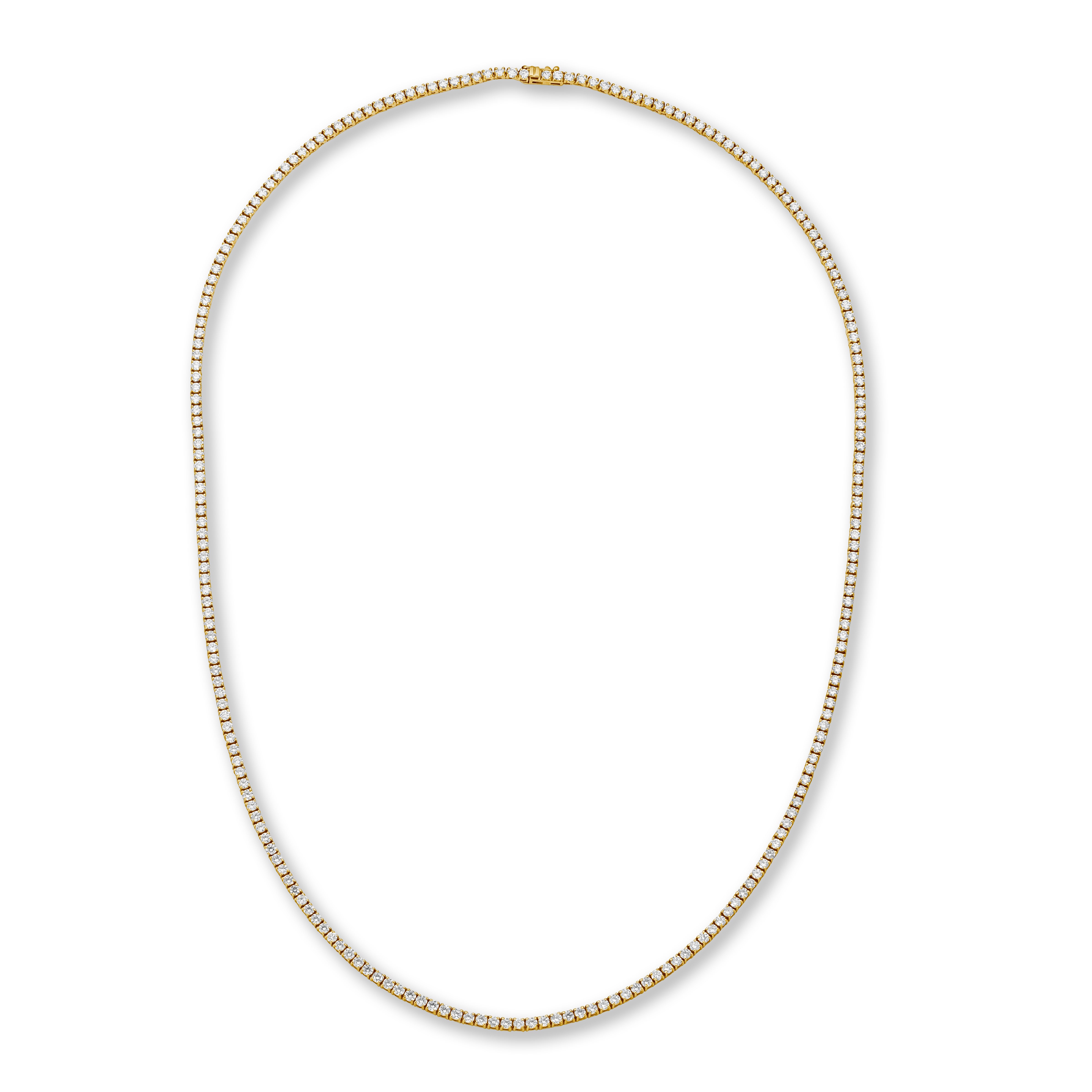 Tennis diamond necklace