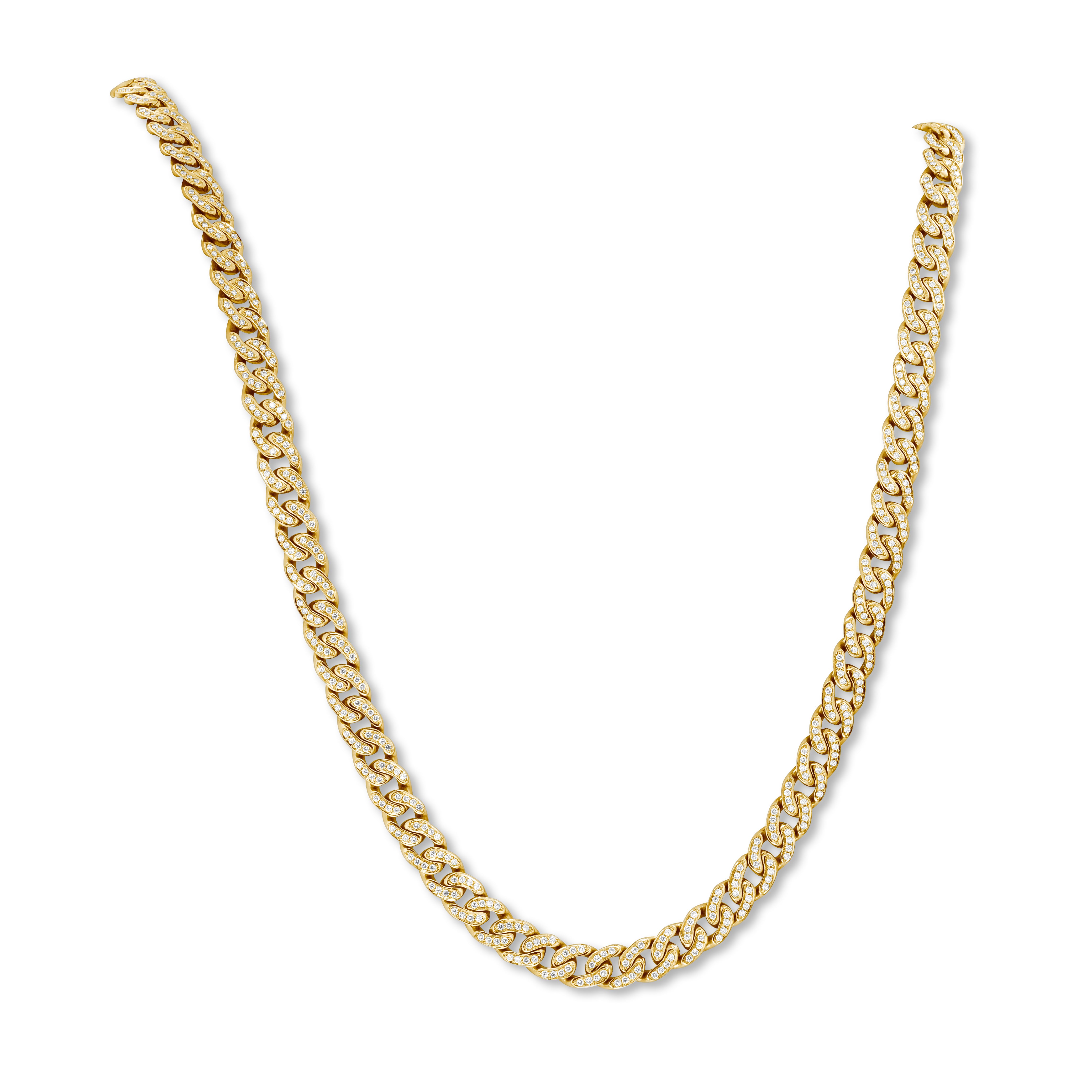 Cuban Link Diamond Chain Necklace