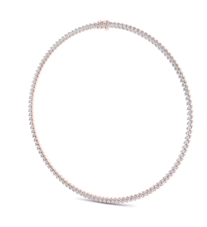 CLASSIC TENNIS MARQUISE NECKLACE