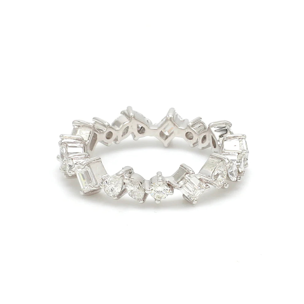 Mix Shape Eternity Ring