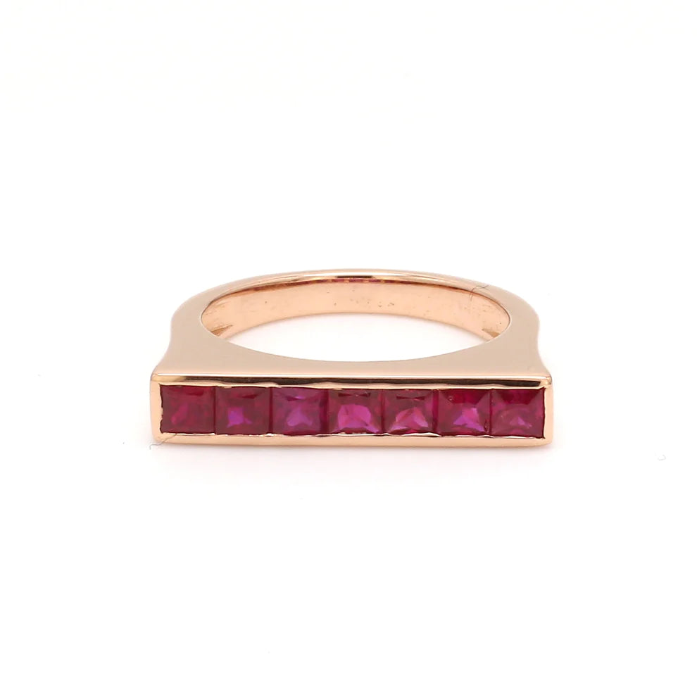 Ruby Bar Ring